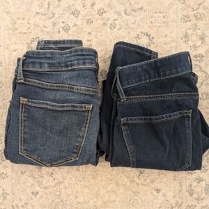 Old Navy Rockstar High-Rise Super Skinny Jeans - Dark Blue